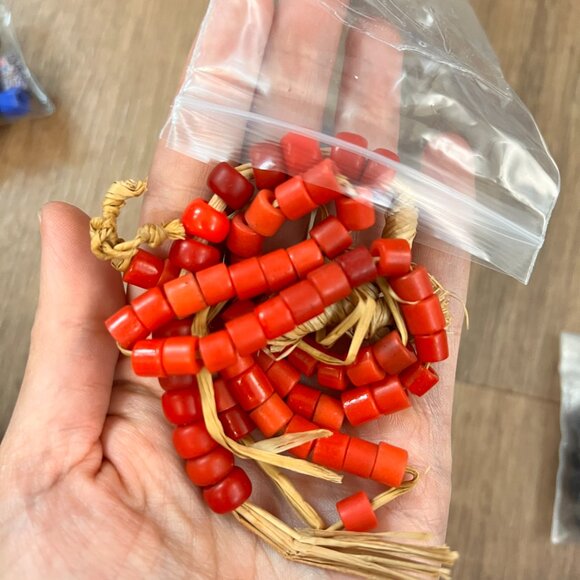 Bead Jewelry Making Craft Lot- Stone, Glass, Metal Peruvian Necklace - Picture 7 of 16